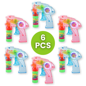 Easy-attach bubble gun from Liberty Imports for quick setup and mess-free play.