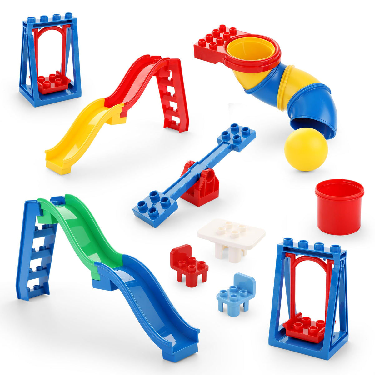 Liberty Imports easy grip pieces designed for small hands and confident building