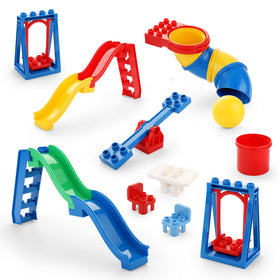 Liberty Imports easy grip pieces designed for small hands and confident building