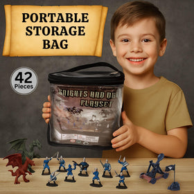 Liberty Imports epic battle-set for portable, screen-free pretend play.