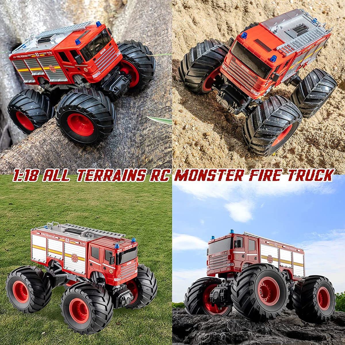 Liberty Imports all-terrain wheels absorb uneven surfaces for confident off-road action.