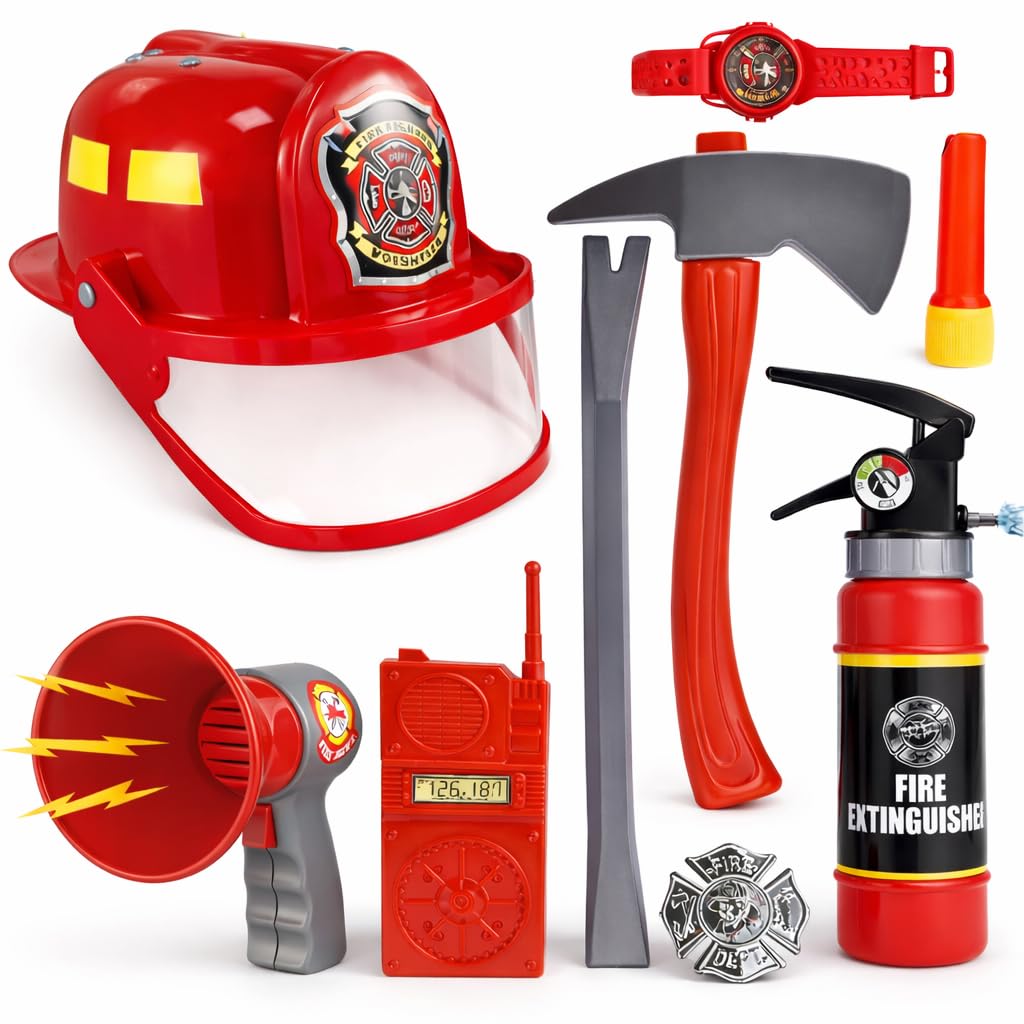 Liberty Imports fireman helmet for kids sparks imaginative play and safety.