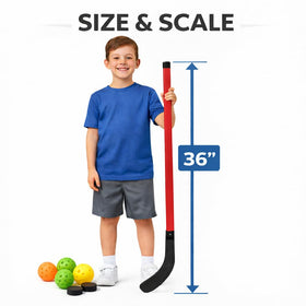 Colorful balls for Liberty Imports floor hockey set, safe and visible