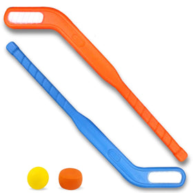 Liberty Imports floor hockey sticks 29in in a 2-pack for beginner players.