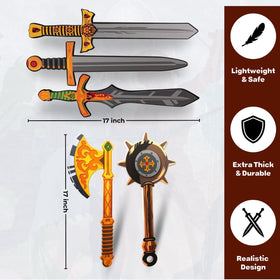 Liberty Imports foam mace with comfortable grip for heroic adventures.
