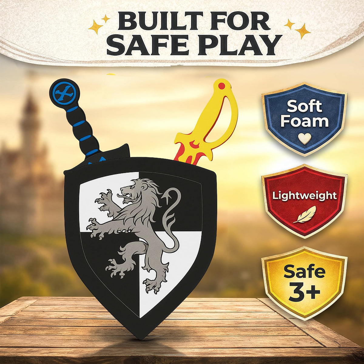 Liberty Imports foam sword pirate design ideal for costumes and pretend battles