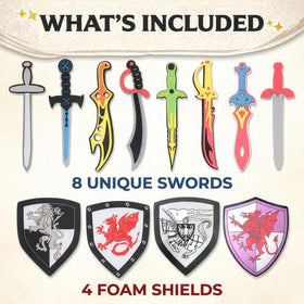 Liberty Imports foam sword warrior design for heroic role play adventures