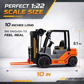 Liberty Imports 1:22 scale forklift fits compact play spaces and shelves