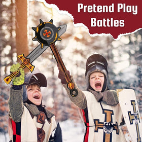 Liberty Imports 5-piece foam weapons set ready for classroom and playdate fun.