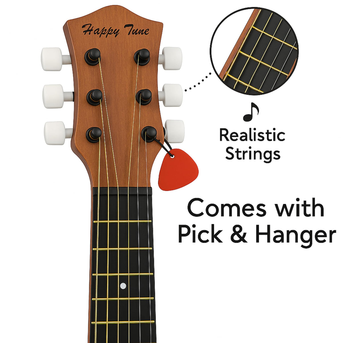 Liberty Imports gift-ready packaging for a ready-to-gift guitar.