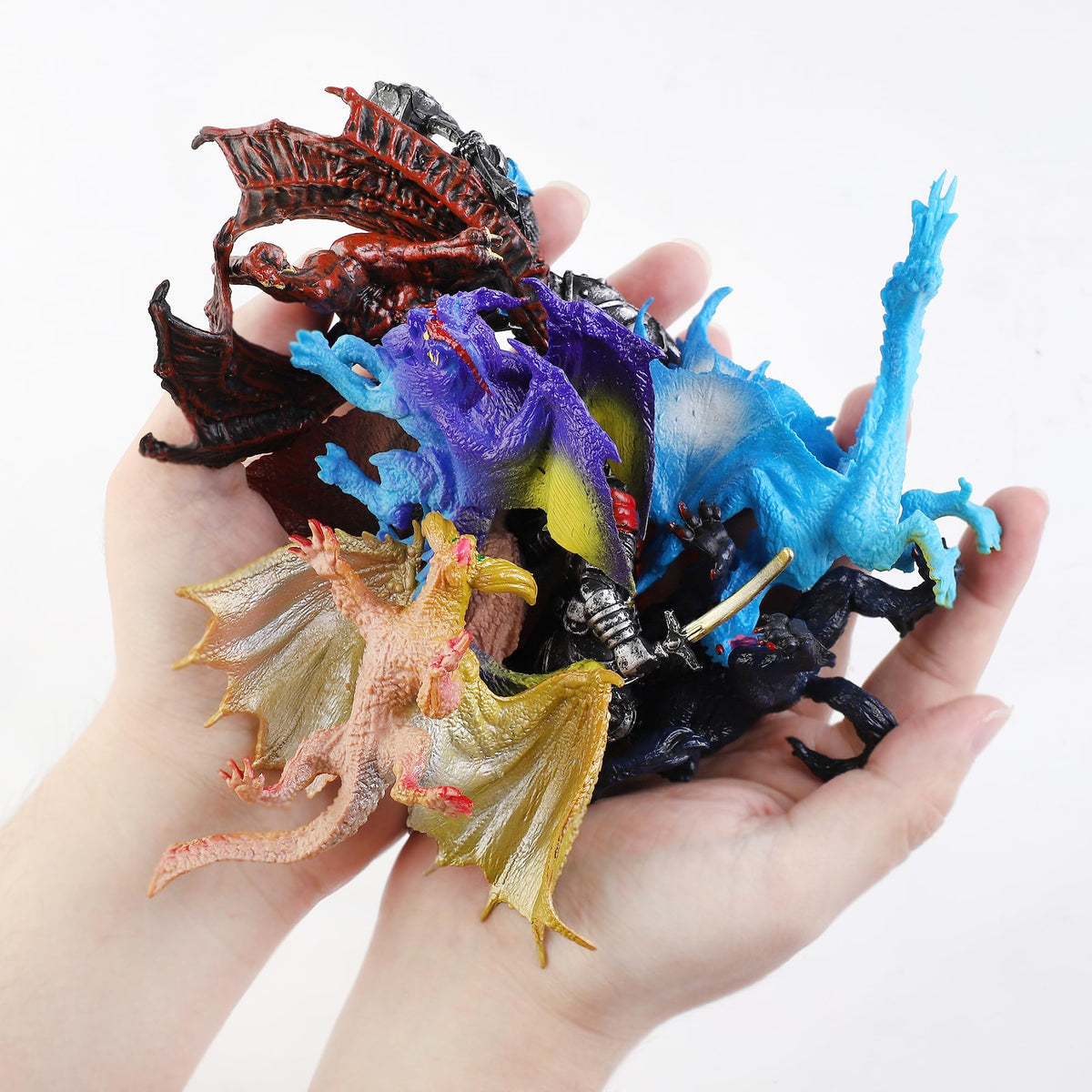 Liberty Imports Griffin figurine with vibrant colors for playtime storytelling