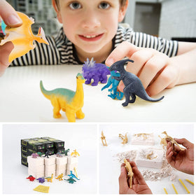 Liberty Imports hidden bones and dinosaur figures add excitement to every dig.