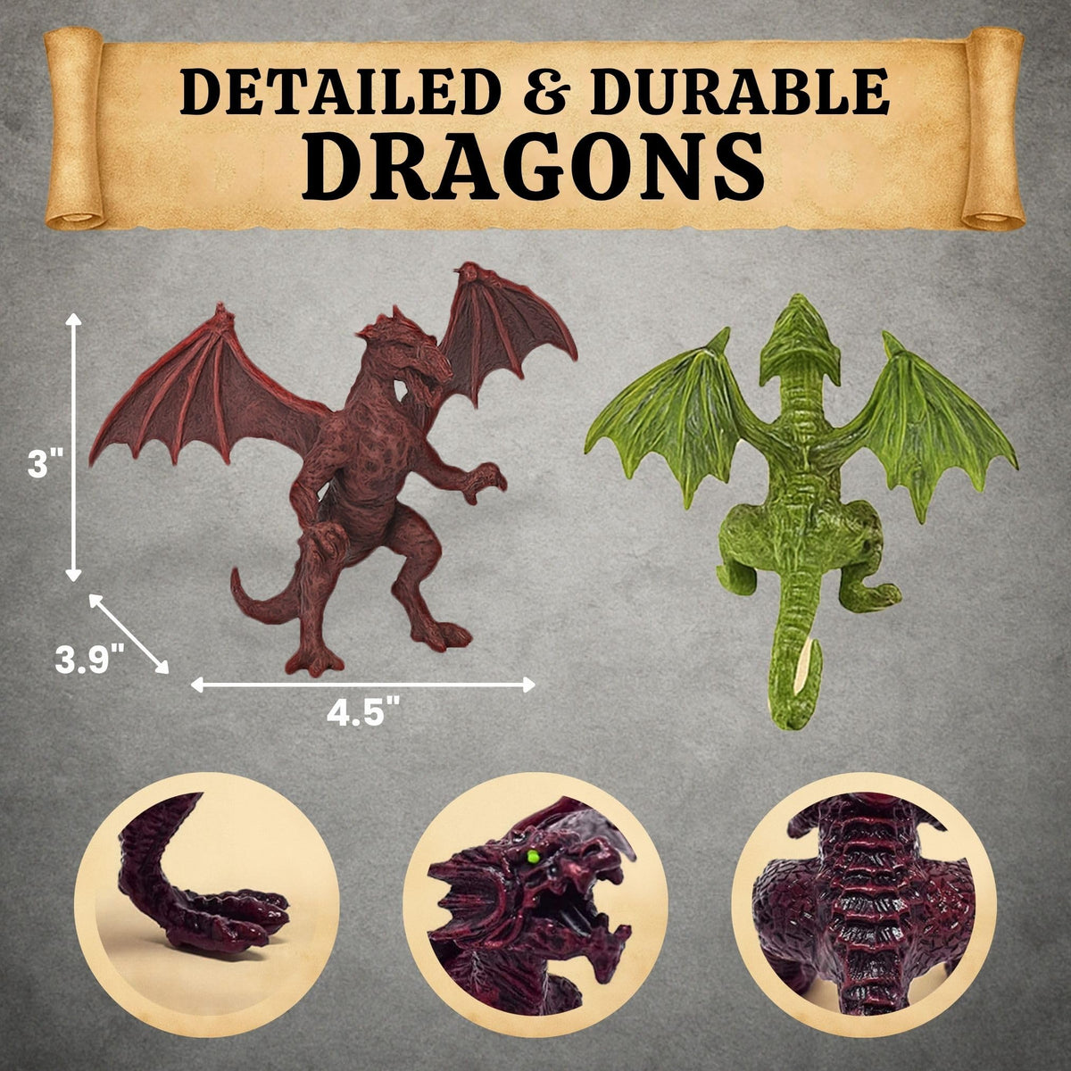 Liberty Imports imaginative play collection supports creative kingdom-building stories.