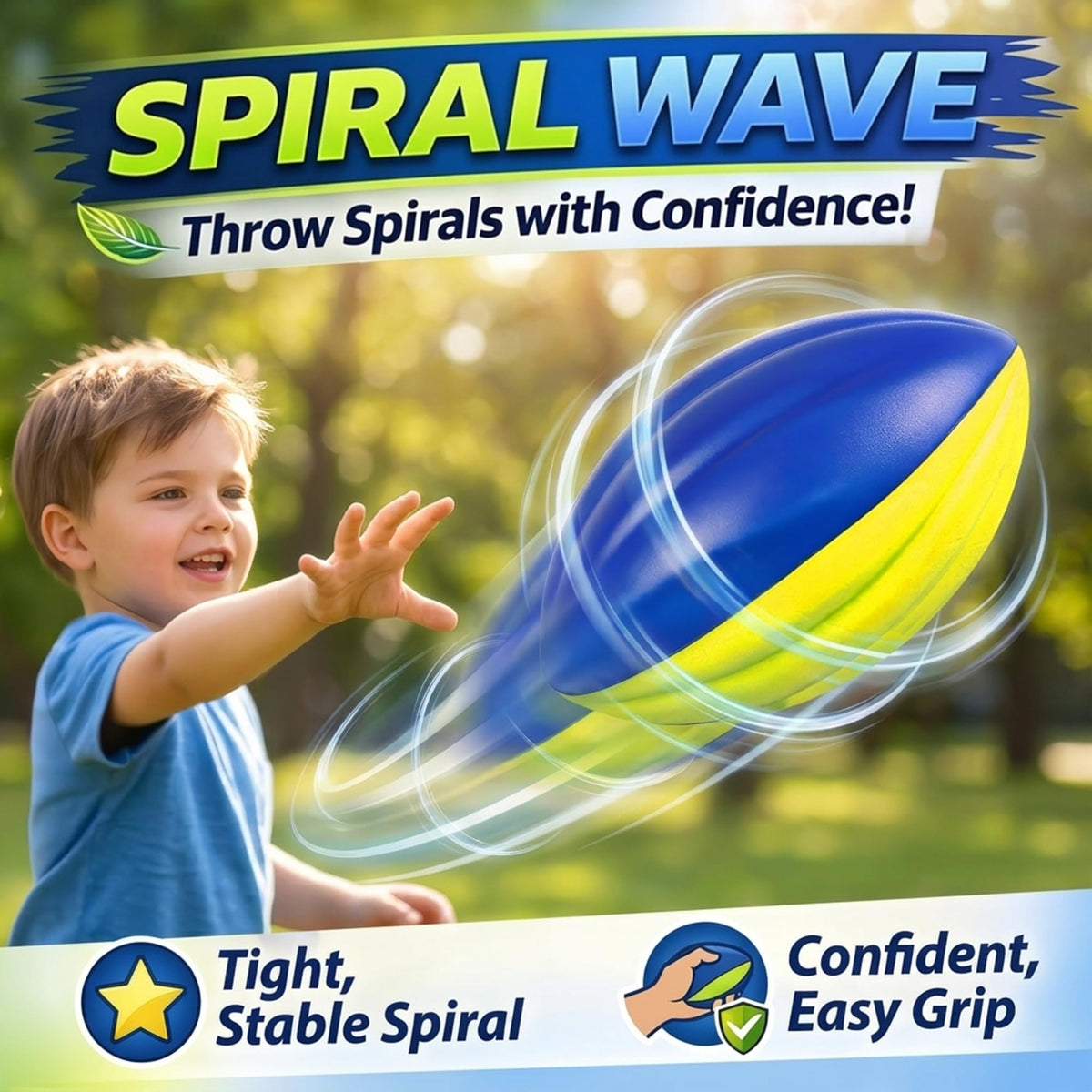 Liberty Imports durable foam football for indoor and outdoor use.