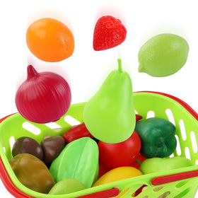 Liberty Imports kid-sized basket close-up showcases easy-to-carry design.