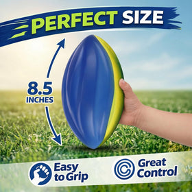 Liberty Imports kid-friendly foam football with consistent weight boosts confidence.