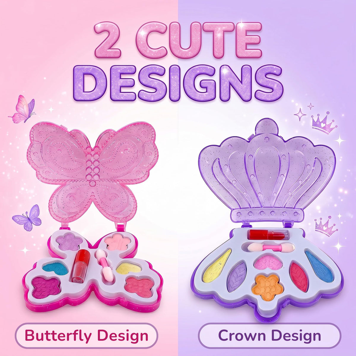 Liberty Imports kids makeup kit eye shadow colors for imaginative looks