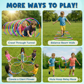 Liberty Imports lightweight hoops ideal for easy spinning