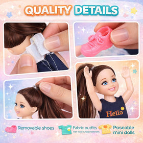 Liberty Imports dolls with hair styling possibilities for creative looks