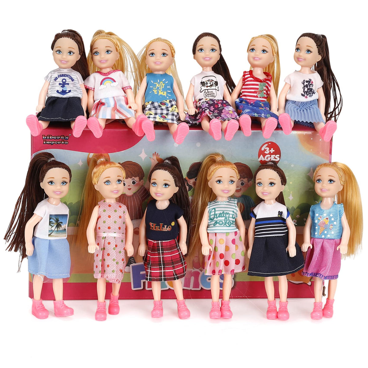 Liberty Imports dolls with poseable limbs for storytelling