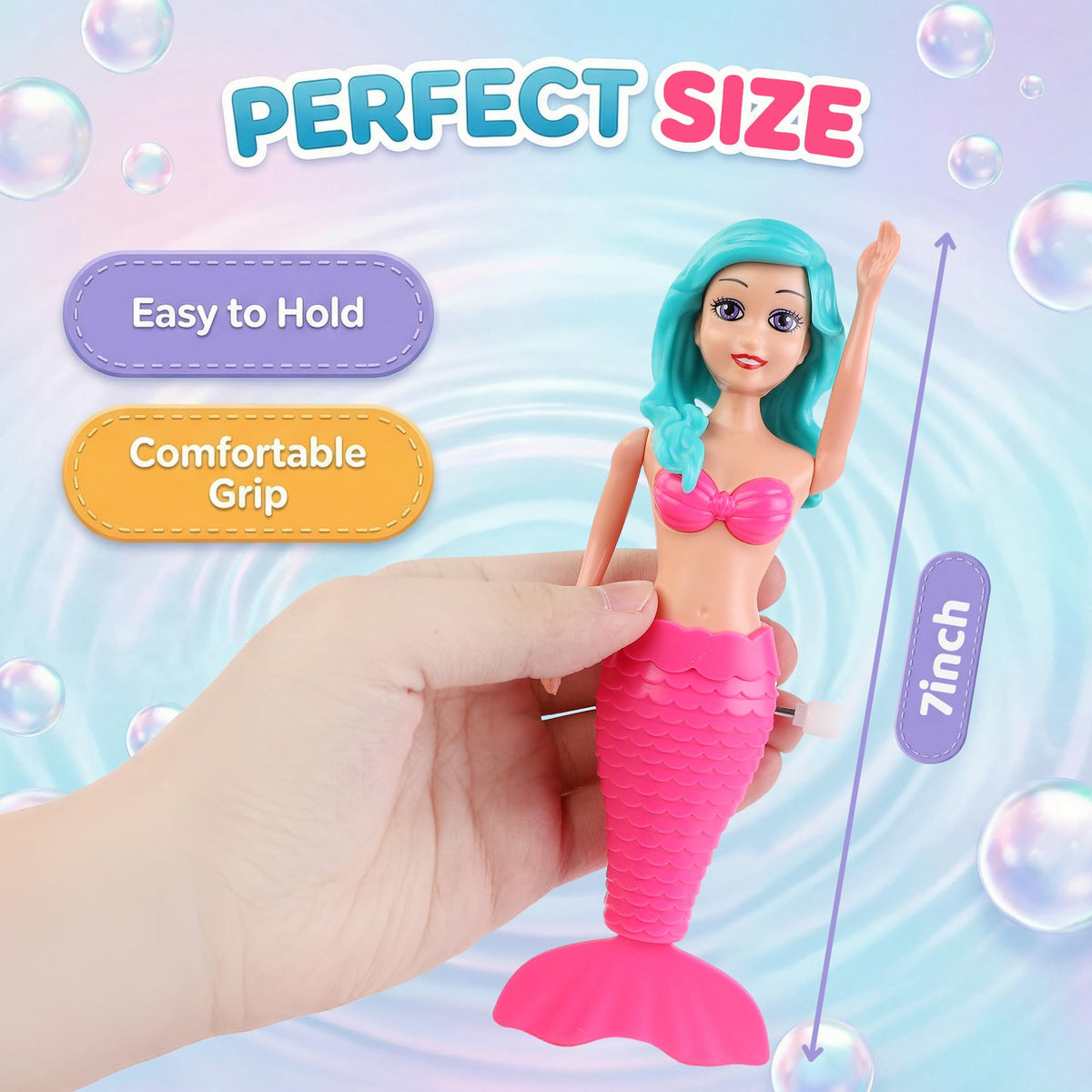 Liberty Imports mermaid party favor toy for birthdays and events