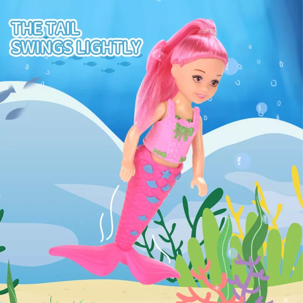 Liberty Imports mermaid dolls poseable figures with movable arms and tails for adventures