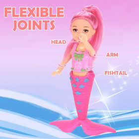 Liberty Imports mermaid dolls removable outfits and hair clips for mix-and-match styling