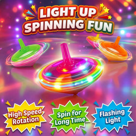 Liberty Imports multicolor LED top glows with vibrant motion indoors or outdoors.