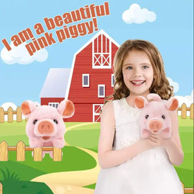 Liberty Imports My Pet Pig nose wiggle adds charm during pretend play