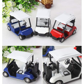 Office desk decor: sleek golf cart accessory for shelves and desks