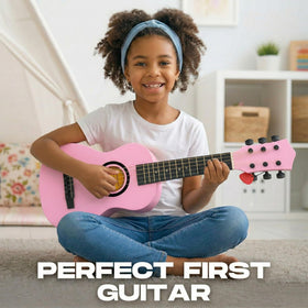 Liberty Imports includes pick and strings for quick setup and play.