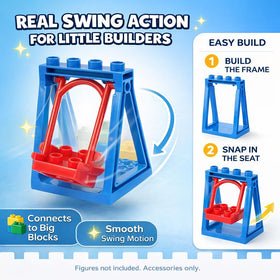 Liberty Imports pipes connectors playset for expandable construction fun