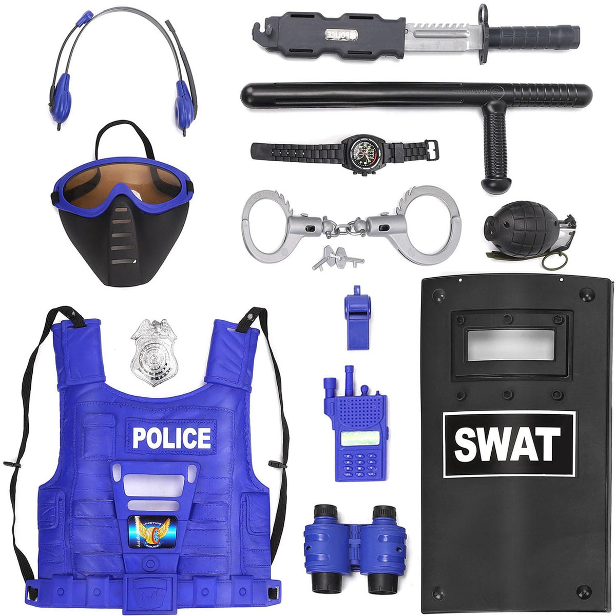 Liberty Imports police kit badge for authentic role-play and imaginative adventures.