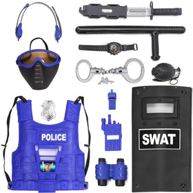 Liberty Imports police kit badge for authentic role-play and imaginative adventures.