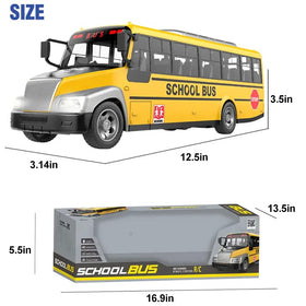 Liberty Imports RC School Bus in the box with components