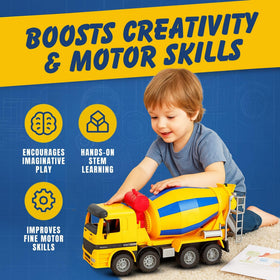 Liberty Imports rugged tires provide stability on various play surfaces