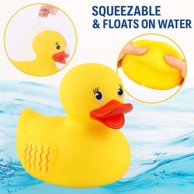 Liberty Imports safe non-toxic yellow duck ideal for kids bath time.