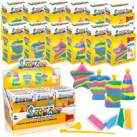 Liberty Imports sand art kit bottles for easy color layering and display