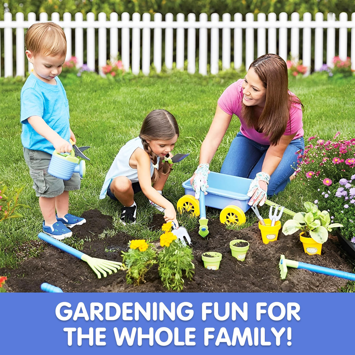 Liberty Imports spray bottle provides kid-friendly mist for watering pretend gardens.