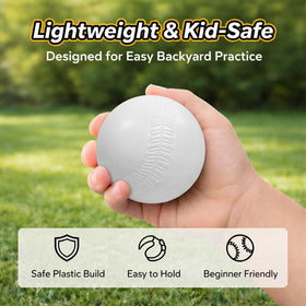 Liberty Imports T-Ball Balls with durable plastic shell that withstands repeated hits.