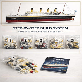 Liberty Imports Titanic model kit is ideal for home offices classrooms and display shelves