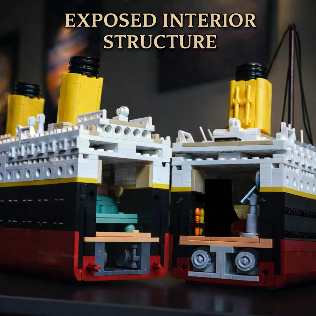 Liberty Imports Titanic model kit measures 29 inches long, making a bold collector piece