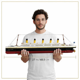 Liberty Imports Titanic model kit features a working propeller for realistic motion