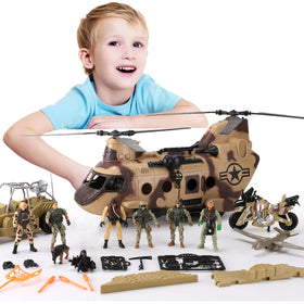 Liberty Imports 4-inch soldier figures poseable for versatile vehicle fit