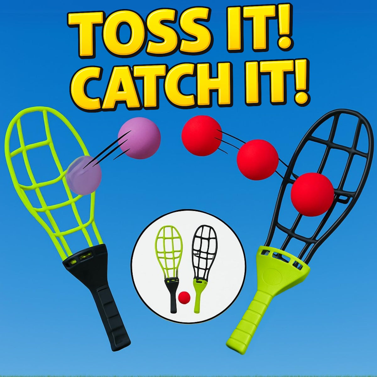 Liberty Imports air-action balls designed for smooth throws and spins