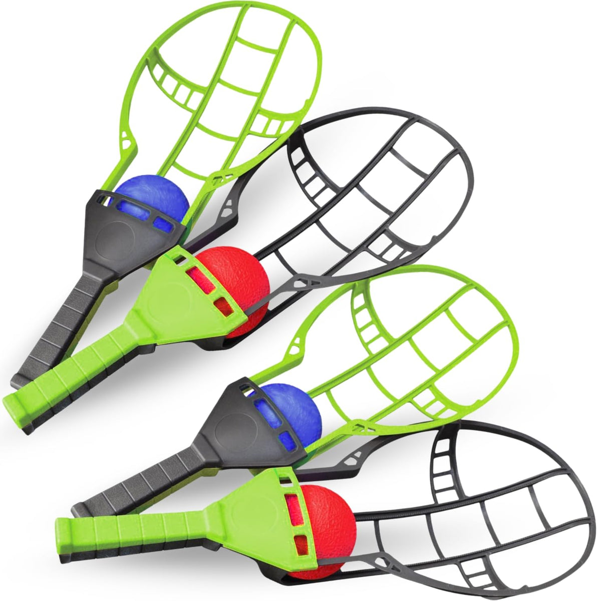 Liberty Imports trackball chuck and catch racket for easy backyard play