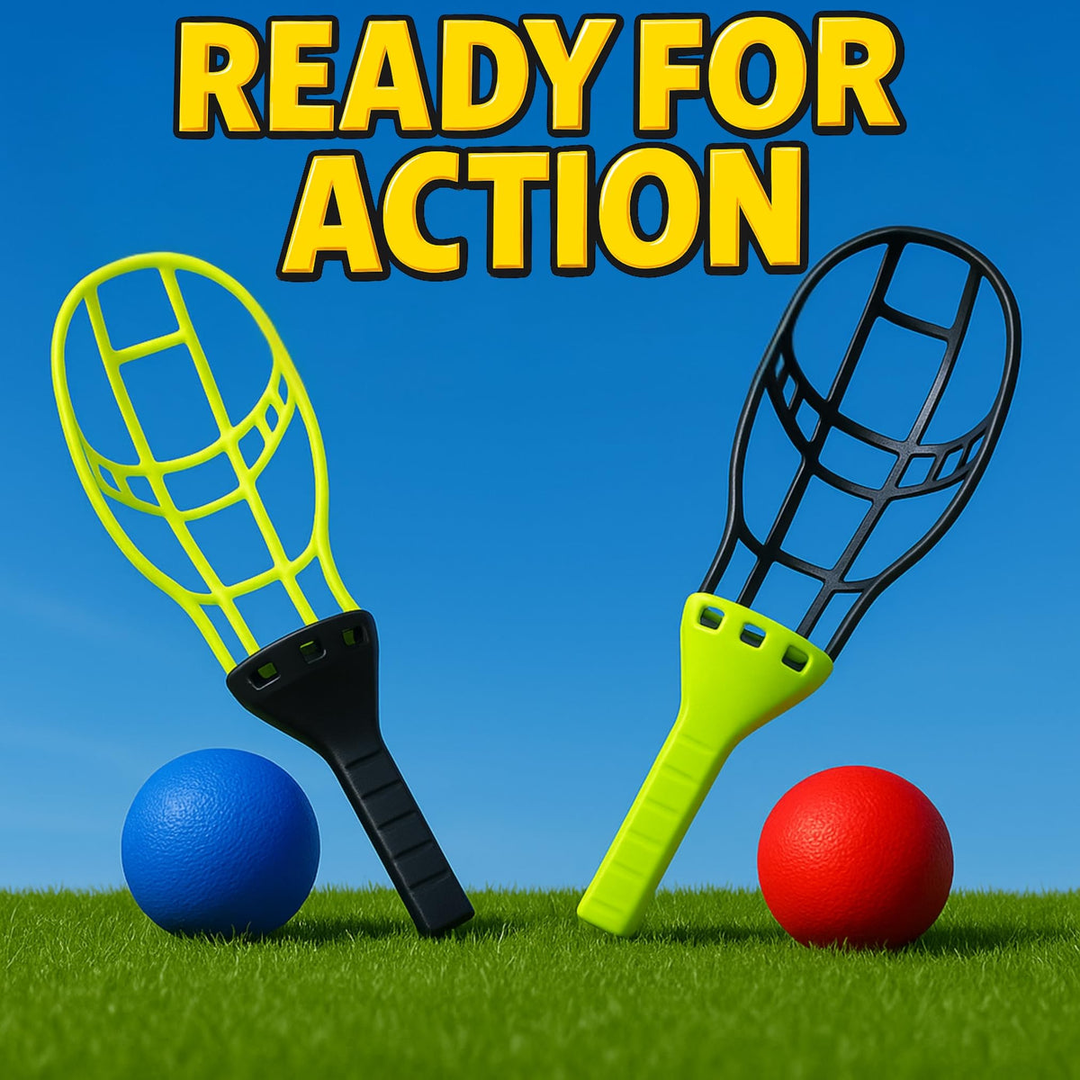 Liberty Imports jumbo rackets for catching distance and family fun