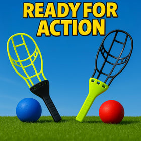 Liberty Imports jumbo rackets for catching distance and family fun