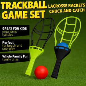 Liberty Imports outdoor trackball game set ideal for yard and park