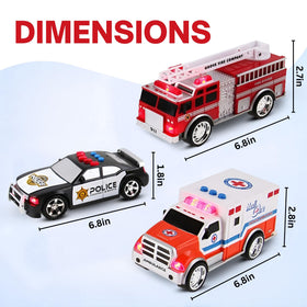 Liberty Imports True Hero freewheel action delivers smooth motion during pretend responses.